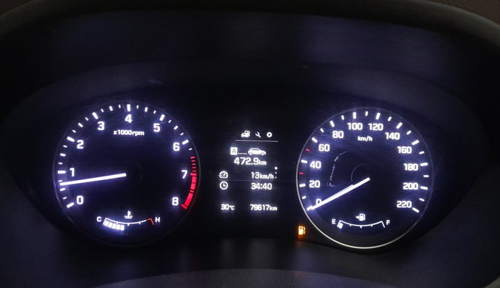2016 Hyundai Elite i20 ASTA 1.2 (O), Petrol, Manual, 79,581 km, Odometer Image
