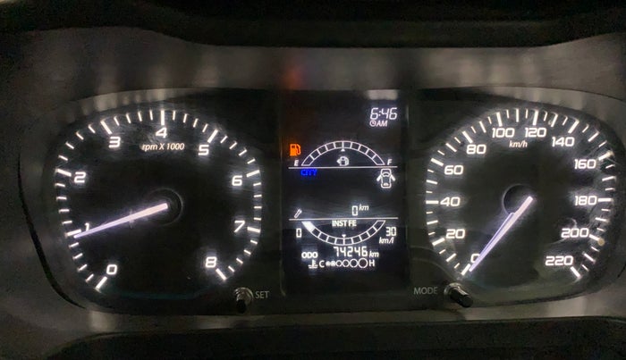 2022 Tata ALTROZ XE PETROL, Petrol, Manual, 74,298 km, Odometer Image