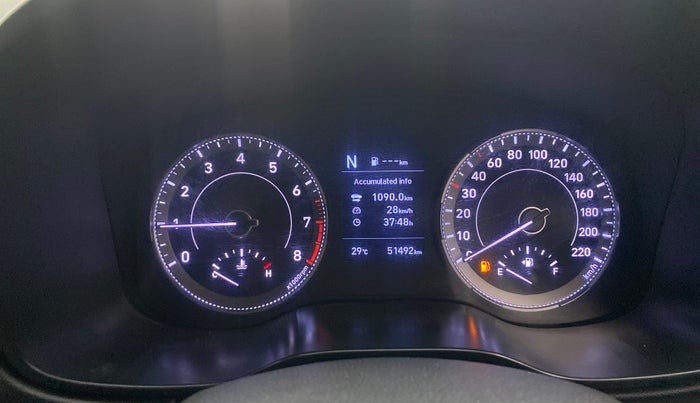 2021 Hyundai VENUE SX 1.0 TURBO IMT, Petrol, Manual, 51,465 km, Odometer Image