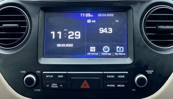 2018 Hyundai Grand i10 ASTA 1.2 KAPPA VTVT, Petrol, Manual, 17,541 km, Infotainment System