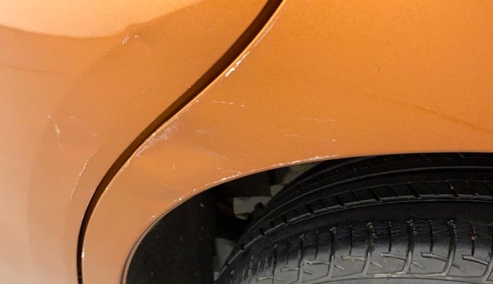 2017 Maruti Baleno DELTA CVT PETROL 1.2, Petrol, Automatic, 27,008 km, Left quarter panel - Slightly dented