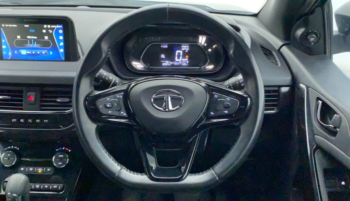 2021 Tata NEXON XZA PLUS (O) PETROL DARK EDITION, Petrol, Automatic, 20,886 km, Steering Wheel Close Up