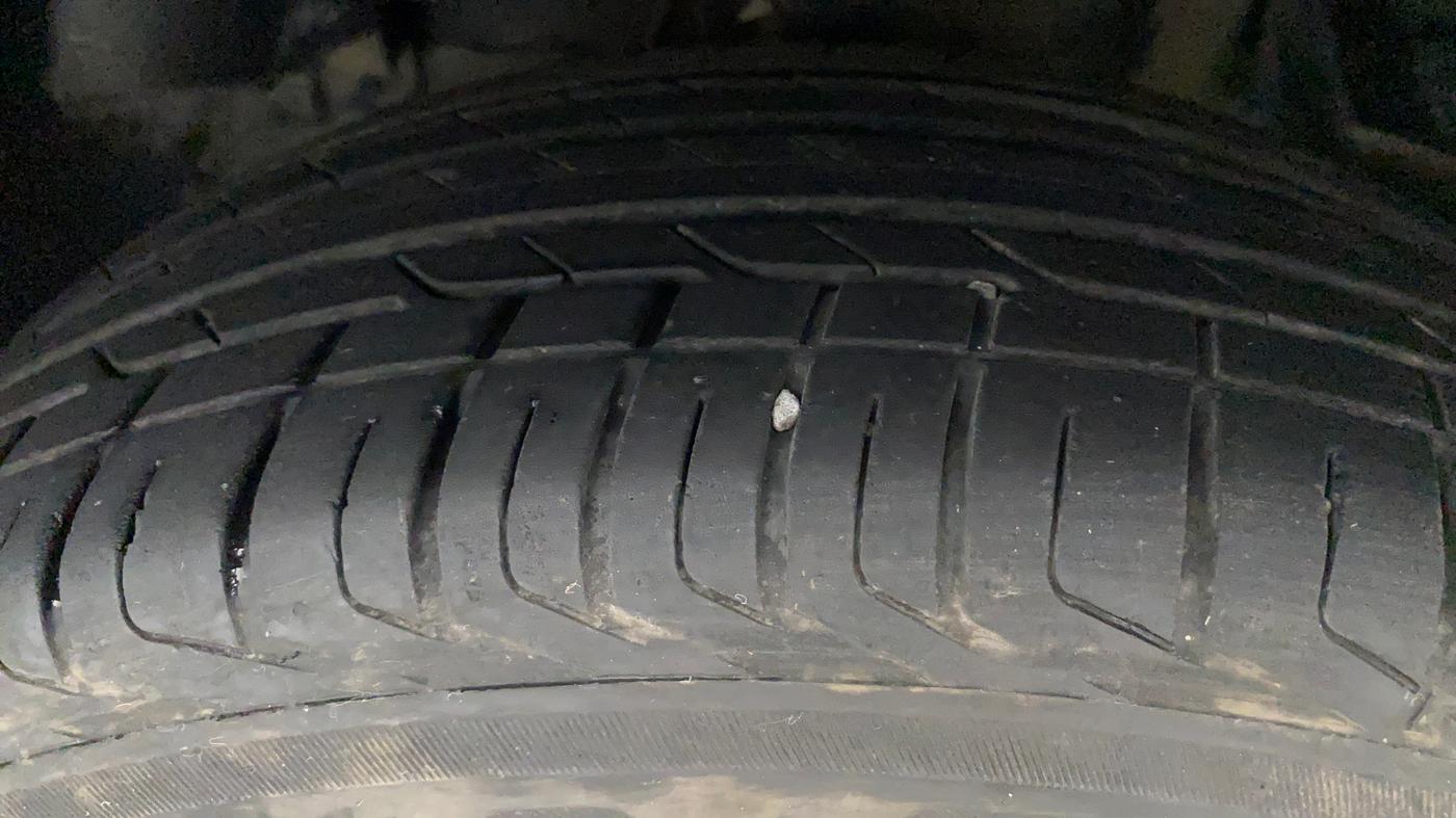 2021 Tata NEXON XZA PLUS (O) PETROL DARK EDITION, Petrol, Automatic, 20,886 km, Left Front Tyre Tread