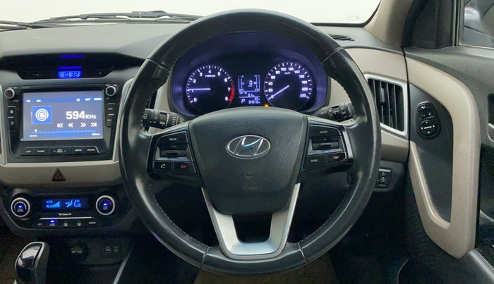 2018 Hyundai Creta SX PLUS AT 1.6 PETROL, Petrol, Automatic, 94,512 km, Steering Wheel Close Up