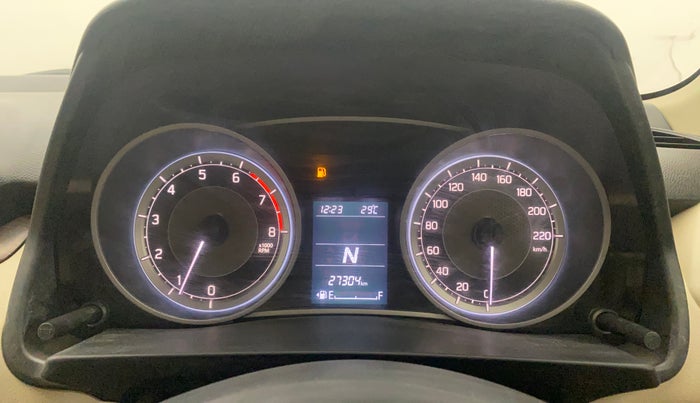 2017 Maruti Dzire VXI AMT, Petrol, Automatic, 27,252 km, Odometer Image