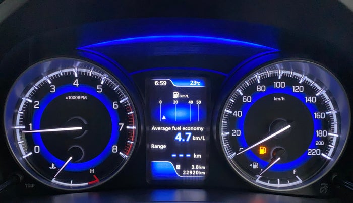 2020 Maruti Baleno ZETA PETROL 1.2, Petrol, Manual, 22,920 km, Odometer Image