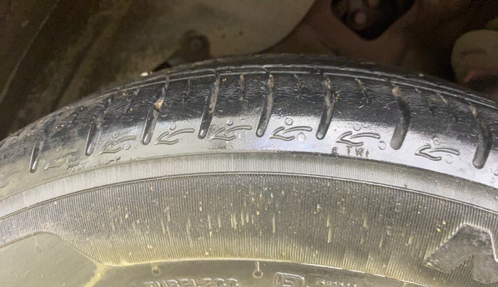 2020 Hyundai AURA SX PLUS 1.2 AMT, Petrol, Automatic, 23,935 km, Left Front Tyre Tread