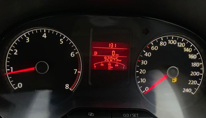 2013 Volkswagen Vento HIGHLINE 1.6 MPI, Petrol, Manual, 92,045 km, Odometer Image