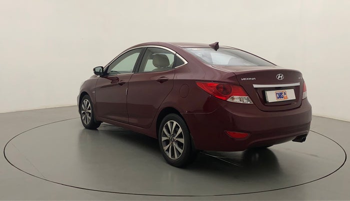 2014 Hyundai Verna FLUIDIC 1.6 CRDI SX AT, Diesel, Automatic, 54,858 km, Left Back Diagonal