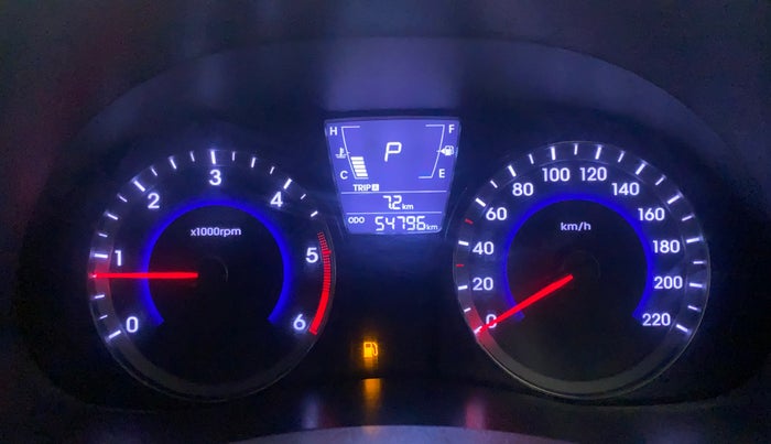 2014 Hyundai Verna FLUIDIC 1.6 CRDI SX AT, Diesel, Automatic, 54,858 km, Odometer Image