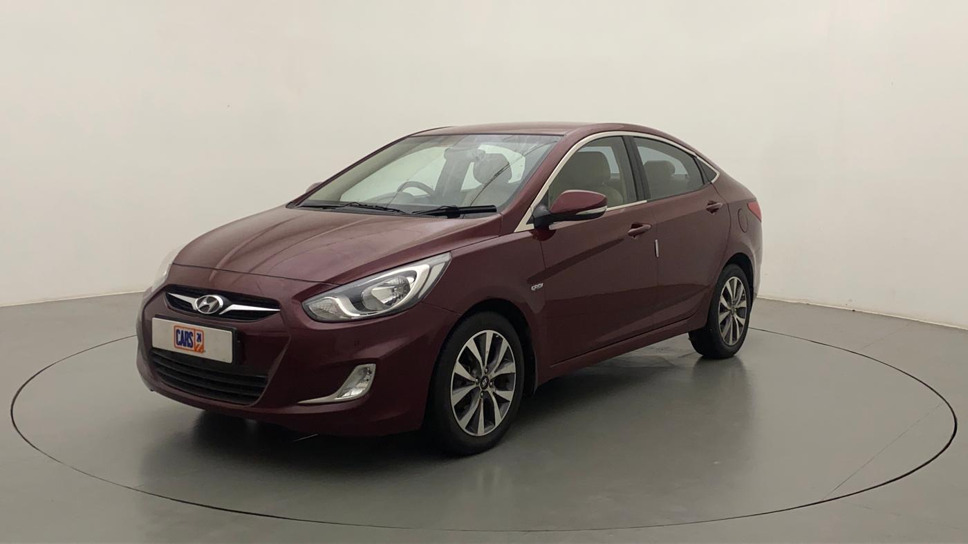 2014 Hyundai Verna FLUIDIC 1.6 CRDI SX AT, Diesel, Automatic, 54,858 km, Left Front Diagonal
