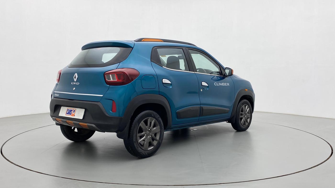 2022 Renault Kwid CLIMBER 1.0 (O), Petrol, Manual, 7,775 km, Right Back Diagonal