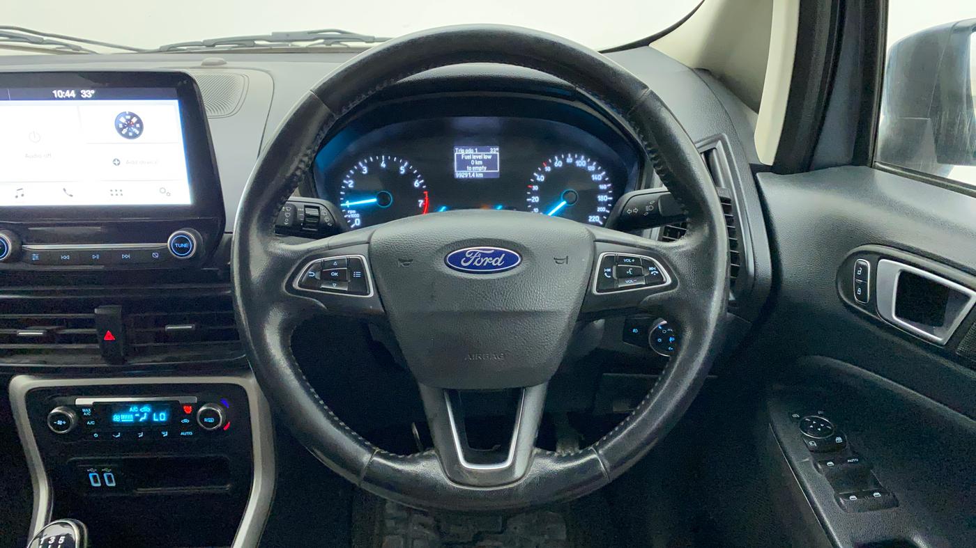 2018 Ford Ecosport TITANIUM 1.5L PETROL, Petrol, Manual, 99,535 km, Steering Wheel Close Up