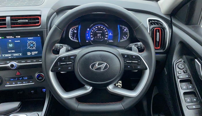 2021 Hyundai Creta 1.4 SX(O) TURBO GDI DCT, Petrol, Automatic, 15,422 km, Steering Wheel Close Up