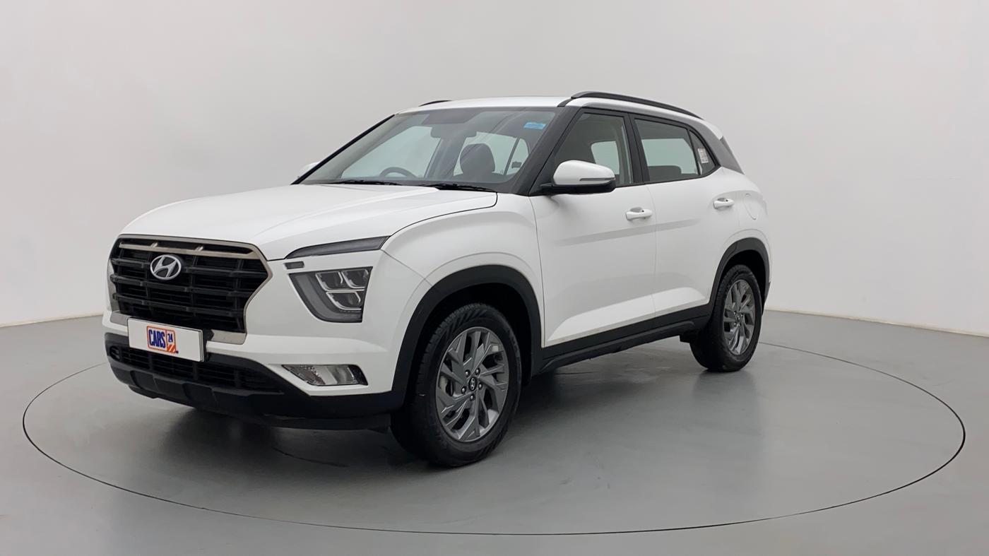 2021 Hyundai Creta 1.4 SX(O) TURBO GDI DCT, Petrol, Automatic, 15,422 km, Left Front Diagonal