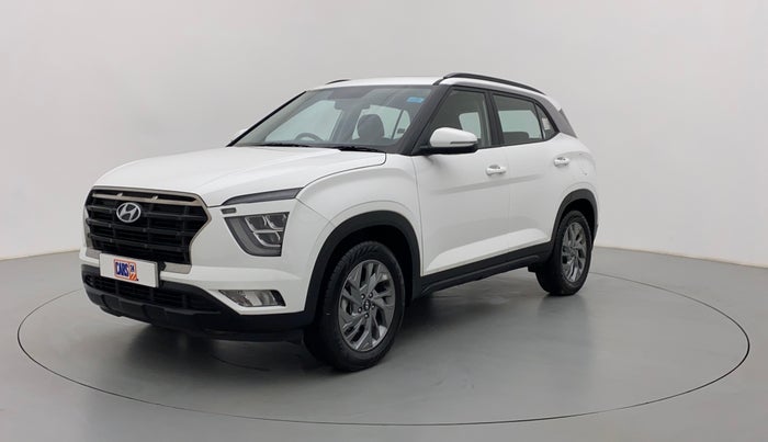 2021 Hyundai Creta 1.4 SX(O) TURBO GDI DCT, Petrol, Automatic, 15,422 km, Left Front Diagonal