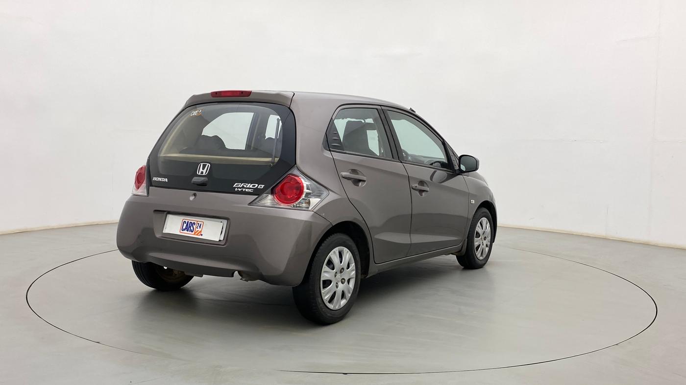 2012 Honda Brio S MT, Petrol, Manual, 1,08,907 km, Right Back Diagonal