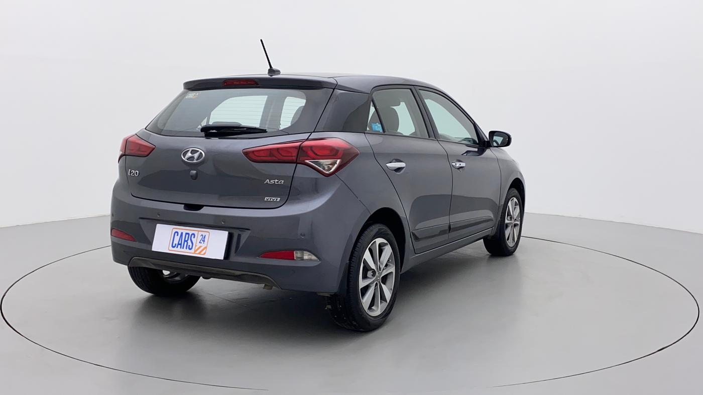 2016 Hyundai Elite i20 ASTA 1.2 (O), Petrol, Manual, 66,881 km, Right Back Diagonal
