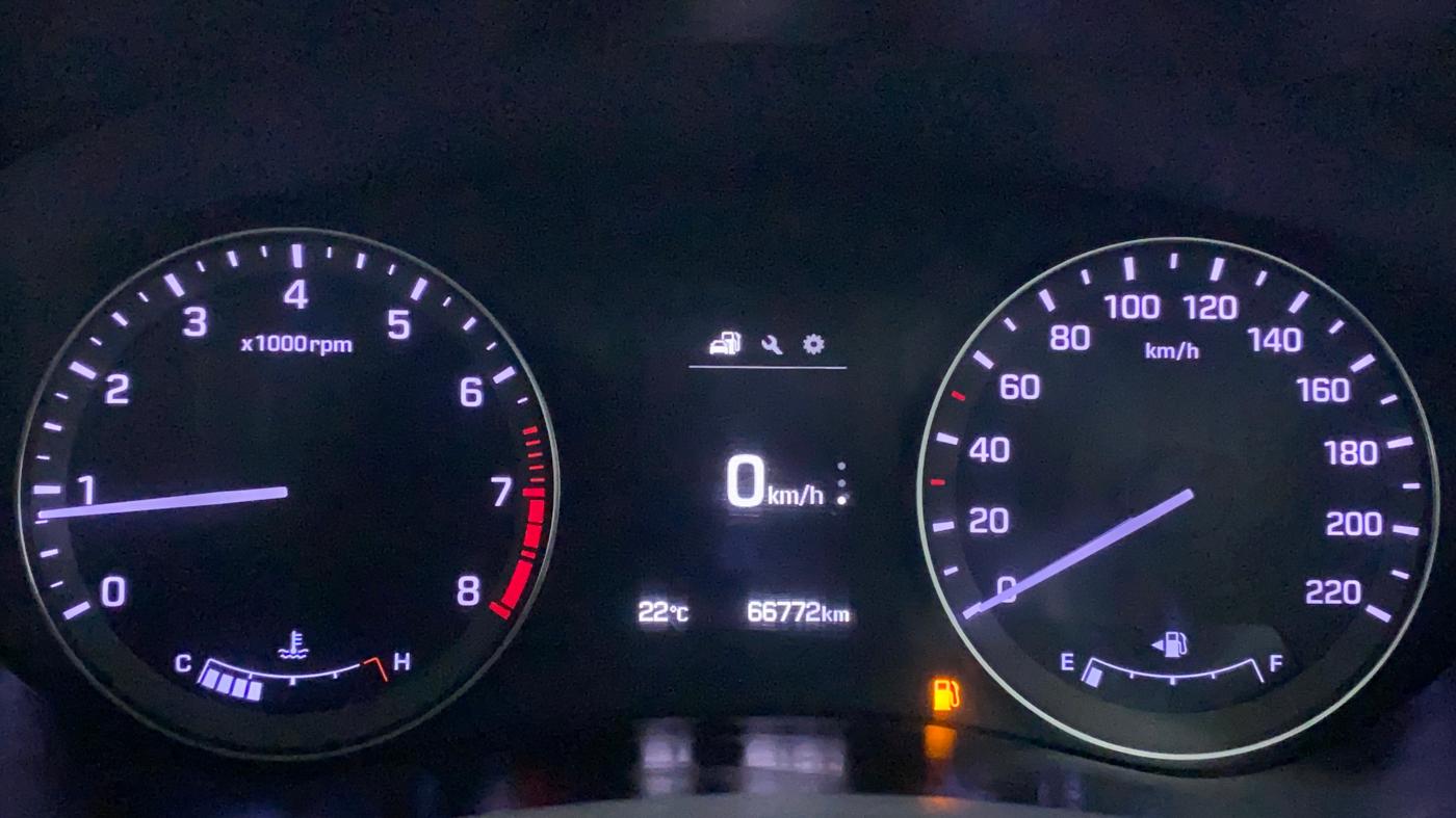 2016 Hyundai Elite i20 ASTA 1.2 (O), Petrol, Manual, 66,881 km, Odometer Image
