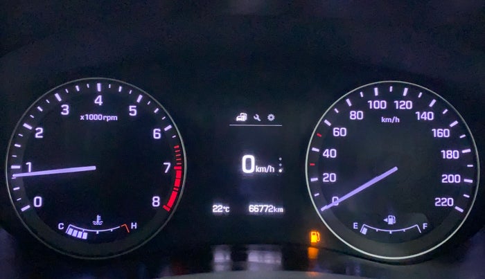 2016 Hyundai Elite i20 ASTA 1.2 (O), Petrol, Manual, 66,881 km, Odometer Image