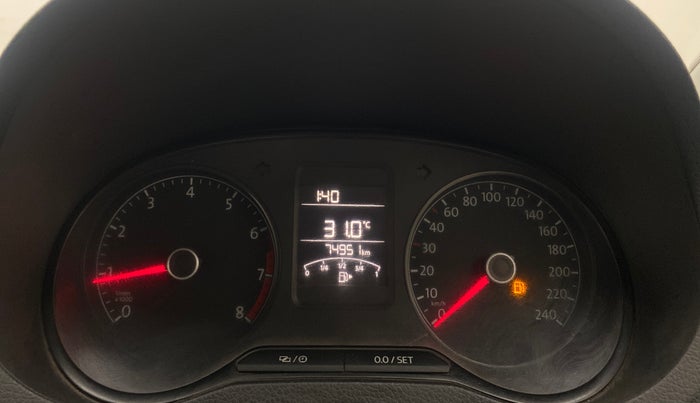 2019 Volkswagen Polo TRENDLINE 1.0L, Petrol, Manual, 74,948 km, Odometer Image