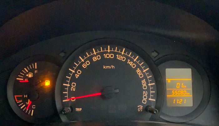 2015 Maruti Swift LXI, Petrol, Manual, 55,080 km, Odometer Image