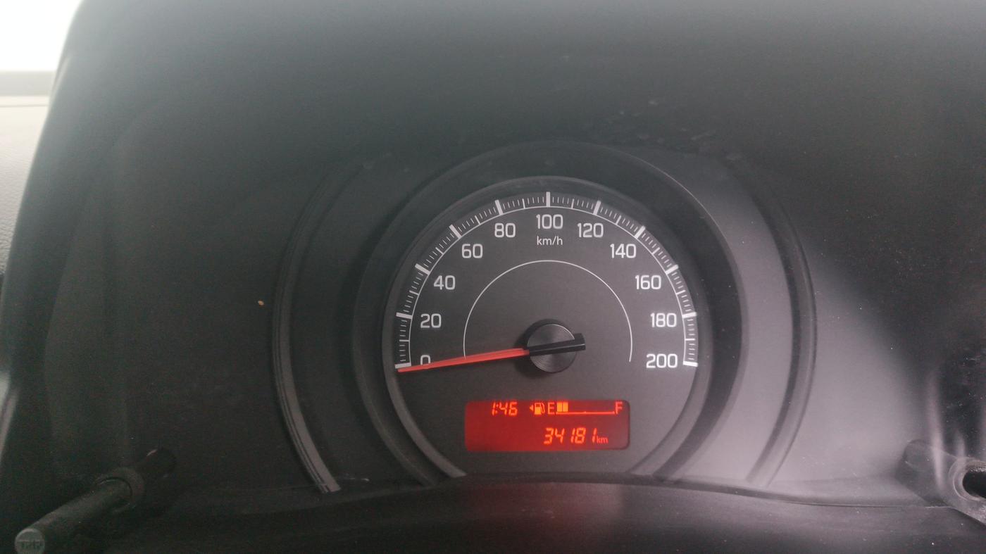 2023 Maruti Swift LXI, Petrol, Manual, 34,181 km, Odometer Image