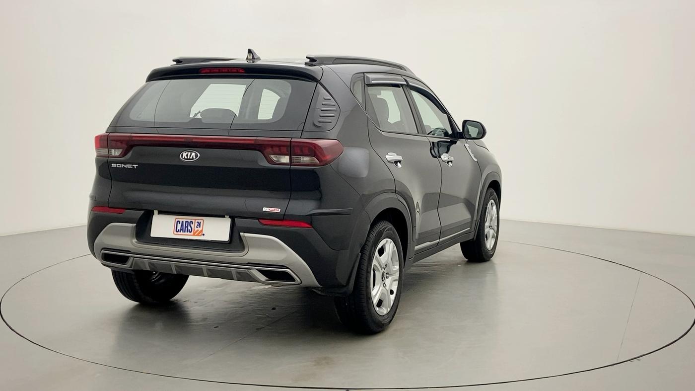 2020 KIA SONET HTX 1.0 IMT, Petrol, Manual, 6,238 km, Right Back Diagonal