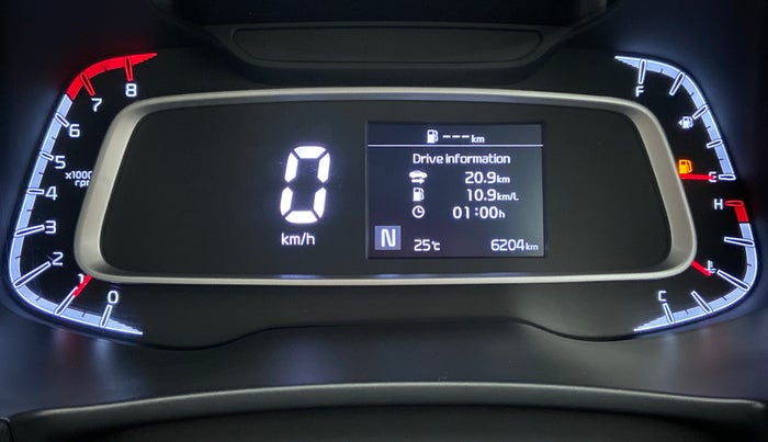 2020 KIA SONET HTX 1.0 IMT, Petrol, Manual, 6,238 km, Odometer Image