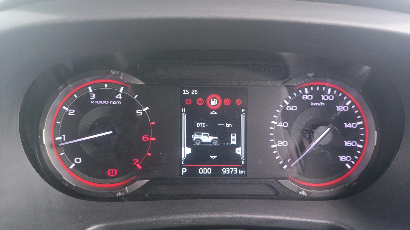 2024 Mahindra Thar LX P 2WD AT HT, Petrol, Automatic, 9,373 km, Odometer Image