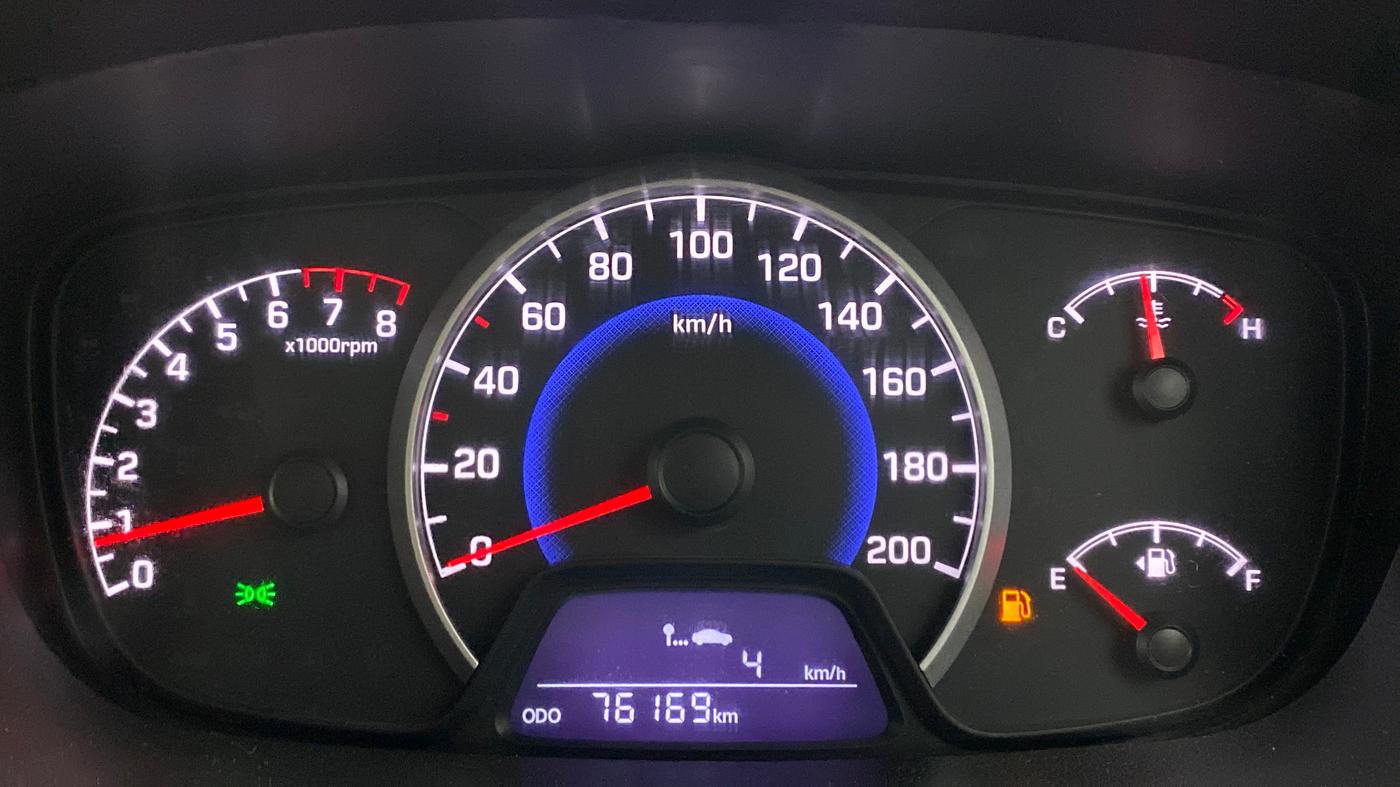 2018 Hyundai Grand i10 ASTA 1.2 VTVT, Petrol, Manual, 76,235 km, Odometer Image