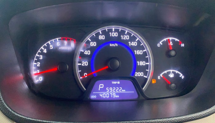 2018 Hyundai Grand i10 SPORTZ AT 1.2 KAPPA VTVT, Petrol, Automatic, 40,043 km, Odometer Image