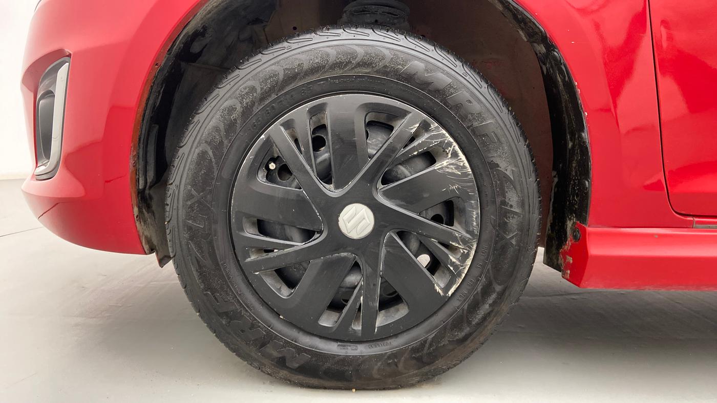 2017 Maruti Swift VXI, Petrol, Manual, 55,417 km, Left Front Wheel