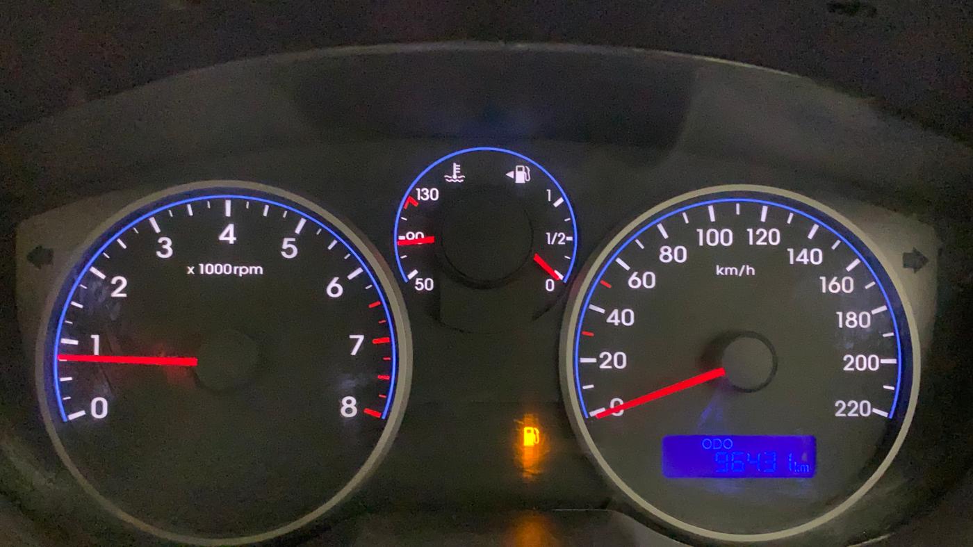 2013 Hyundai i20 MAGNA (O) 1.2, Petrol, Manual, 96,431 km, Odometer Image