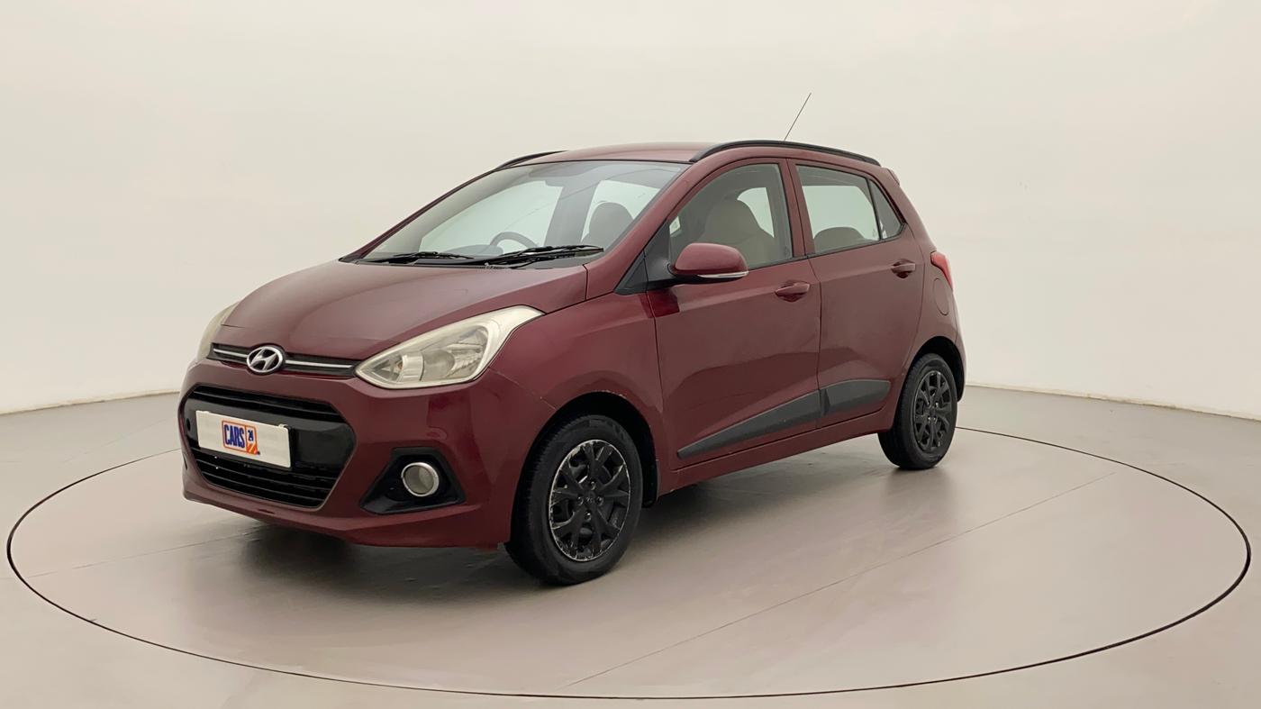 2015 Hyundai Grand i10 SPORTZ 1.2 KAPPA VTVT, Petrol, Manual, 88,890 km, Left Front Diagonal