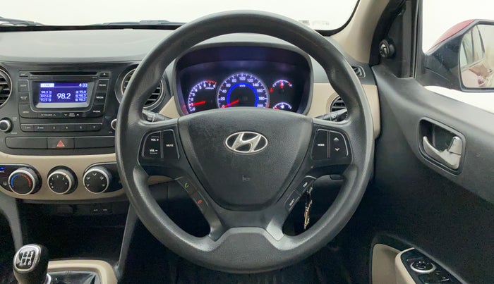 2015 Hyundai Grand i10 SPORTZ 1.2 KAPPA VTVT, Petrol, Manual, 88,890 km, Steering Wheel Close Up
