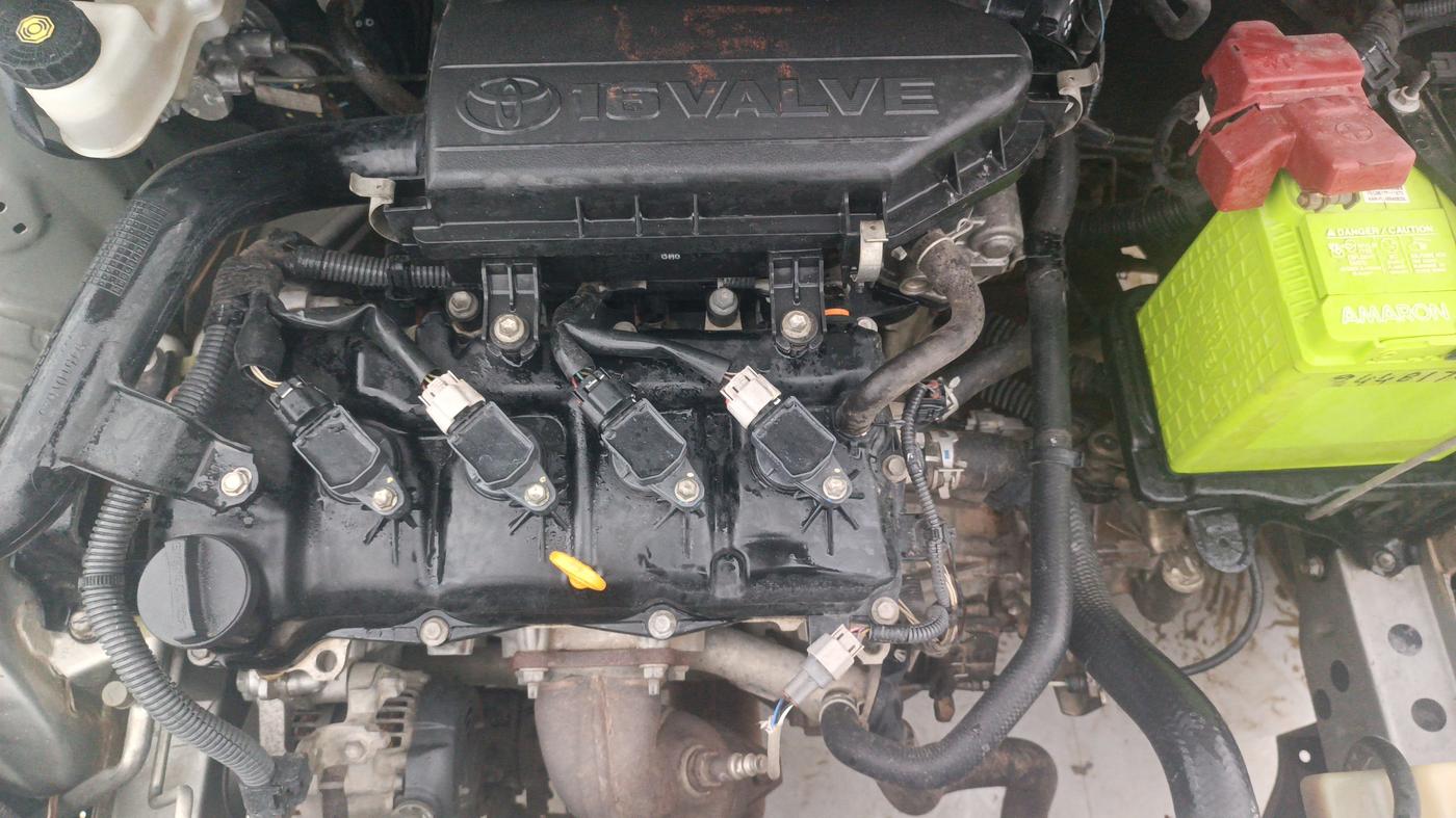 2014 Toyota Etios G, Petrol, Manual, 43,119 km, Engine View