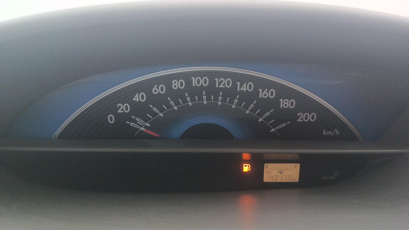 2014 Toyota Etios G, Petrol, Manual, 43,119 km, Odometer Image