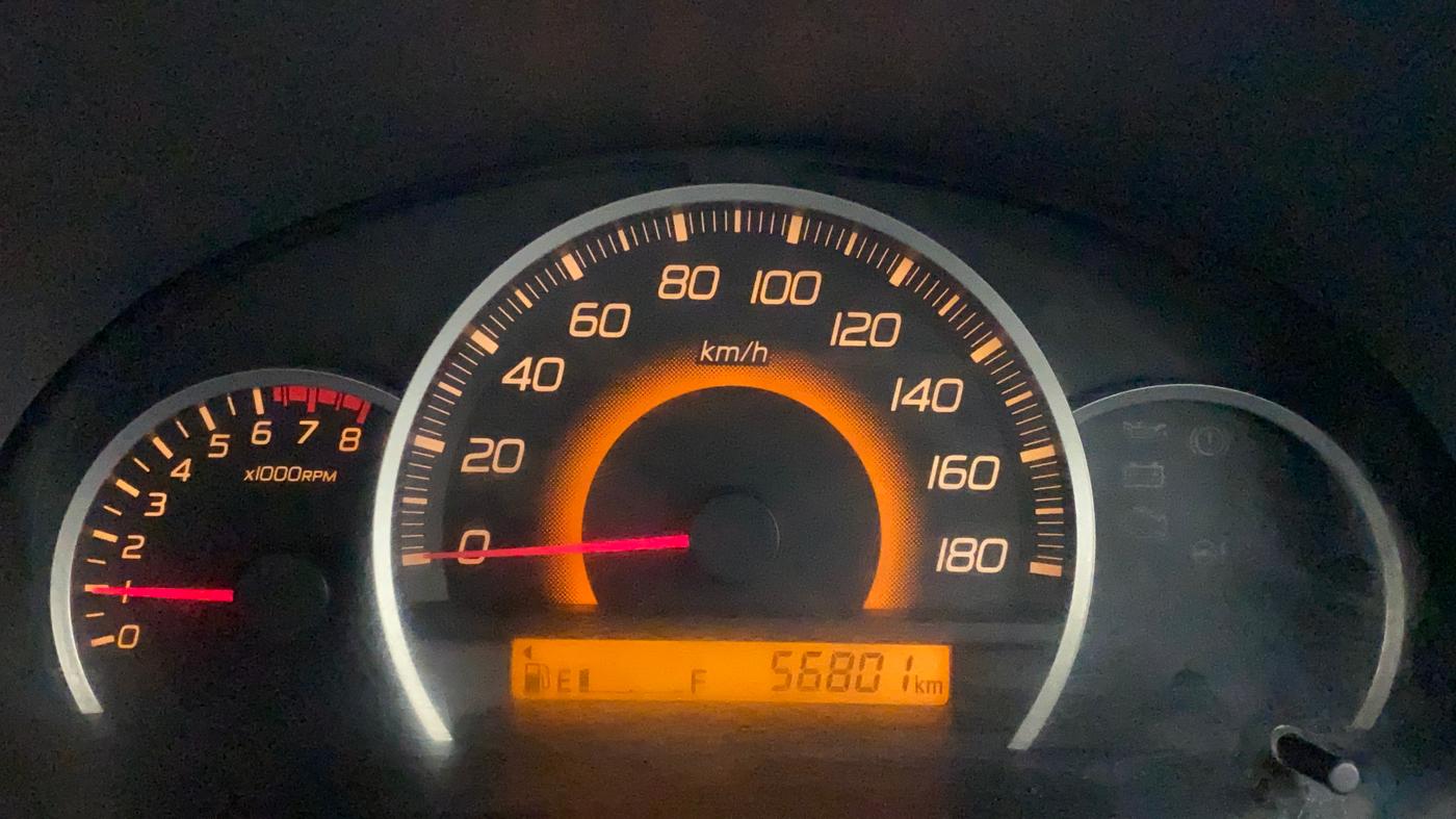 2011 Maruti Wagon R 1.0 VXI, Petrol, Manual, 56,801 km, Odometer Image