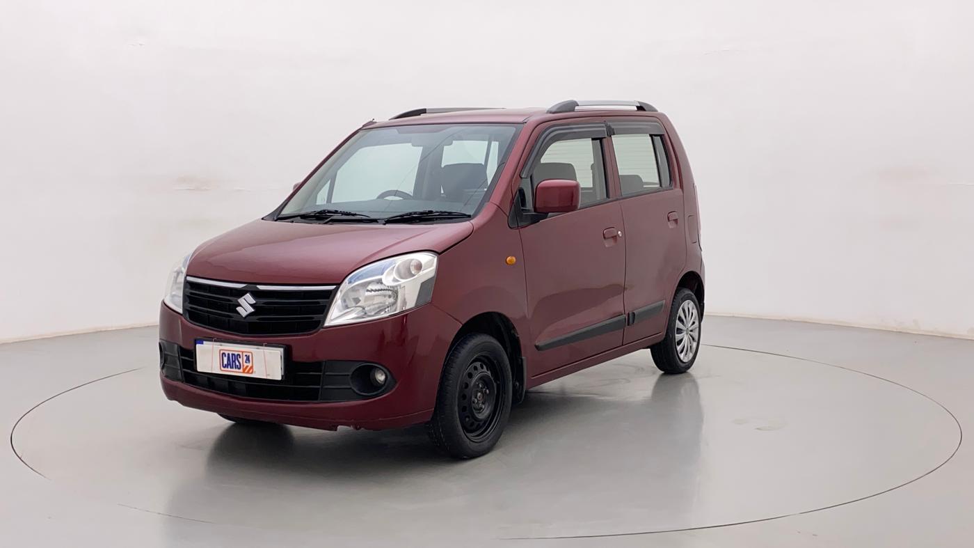 2011 Maruti Wagon R 1.0 VXI, Petrol, Manual, 56,801 km, Left Front Diagonal