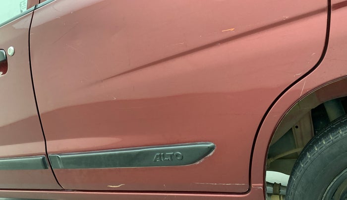 2011 Maruti Alto K10 VXI, Petrol, Manual, 18,561 km, Rear left door - Minor scratches