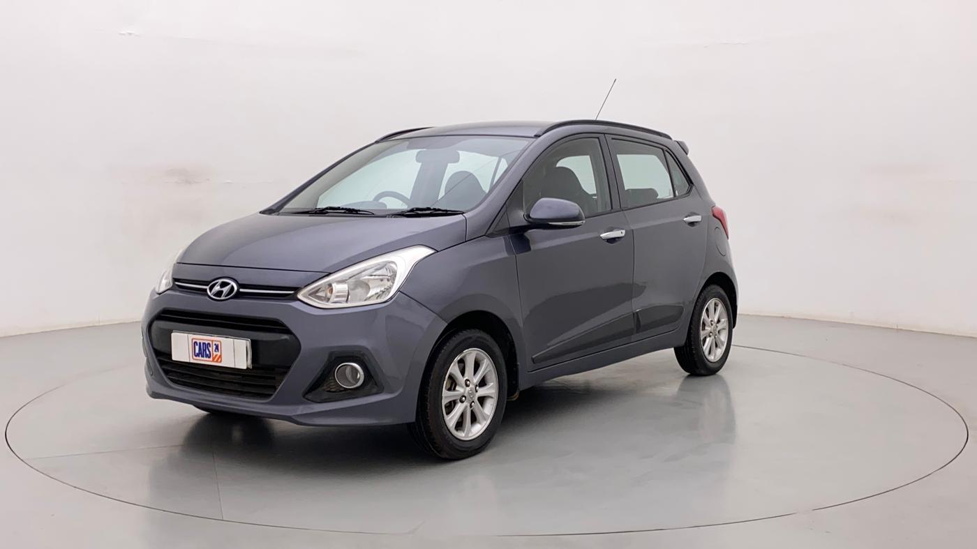 2015 Hyundai Grand i10 ASTA 1.2 KAPPA VTVT, Petrol, Manual, 79,623 km, Left Front Diagonal