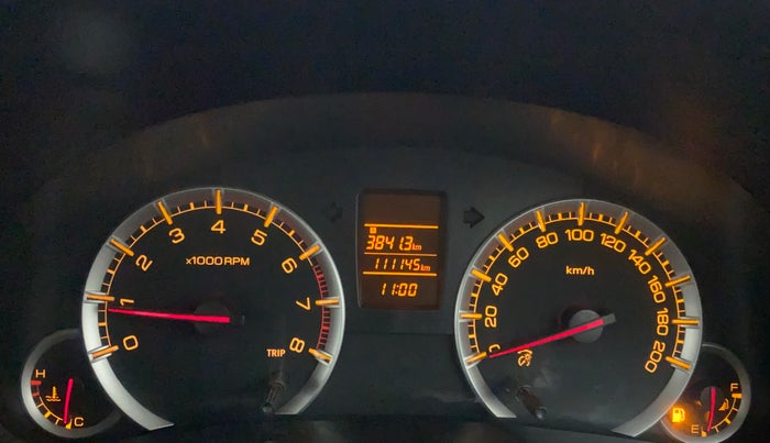 2015 Maruti Swift VXI, Petrol, Manual, 1,11,145 km, Odometer Image