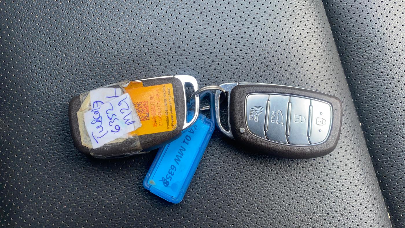 2021 Hyundai Tucson GLS 2WD AT PETROL, Petrol, Automatic, 96,935 km, Key Close Up