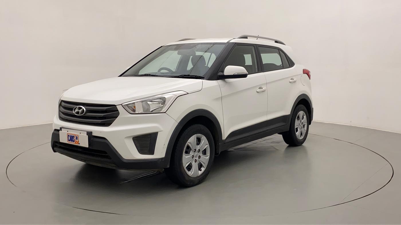 2017 Hyundai Creta E PLUS 1.6 PETROL, Petrol, Manual, 47,755 km, Left Front Diagonal