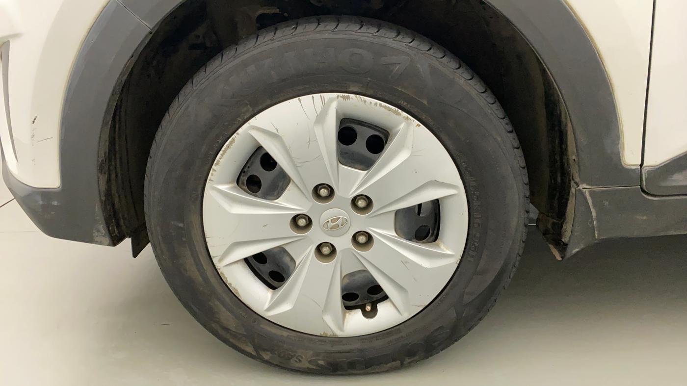 2017 Hyundai Creta E PLUS 1.6 PETROL, Petrol, Manual, 47,755 km, Left Front Wheel