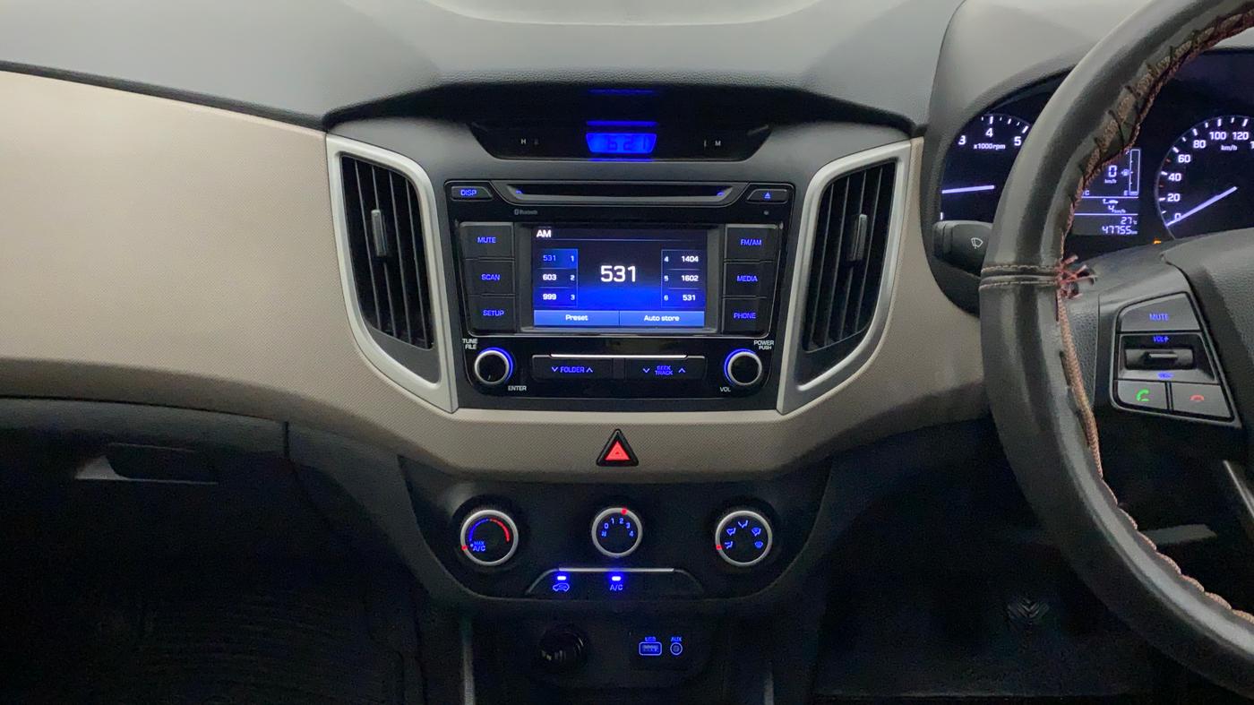 2017 Hyundai Creta E PLUS 1.6 PETROL, Petrol, Manual, 47,755 km, Air Conditioner