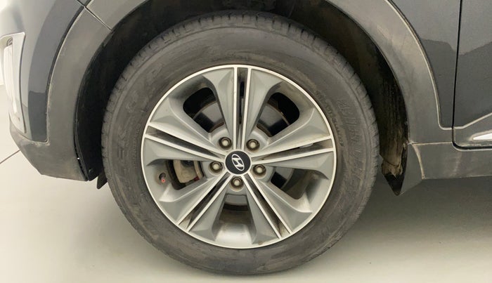 2017 Hyundai Creta SX PLUS AT 1.6 PETROL, Petrol, Automatic, 12,625 km, Left Front Wheel