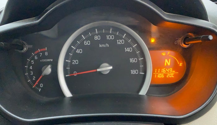 2016 Maruti Celerio VXI AMT, Petrol, Automatic, 1,11,602 km, Odometer Image