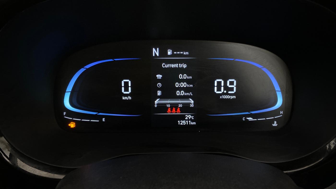 2024 Hyundai EXTER SX(O) CONNECT 1.2 AMT, Petrol, Automatic, 12,899 km, Odometer Image